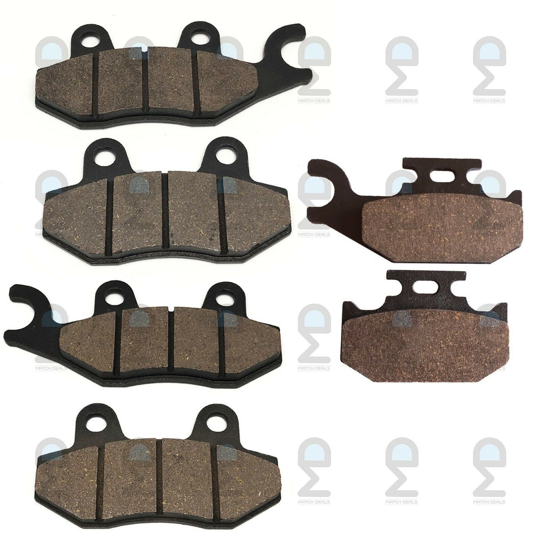 FRONT REAR BRAKE PADS FOR YAMAHA RHINO 660 YXR660 2004-2007 / 4WD HUNTER SE
