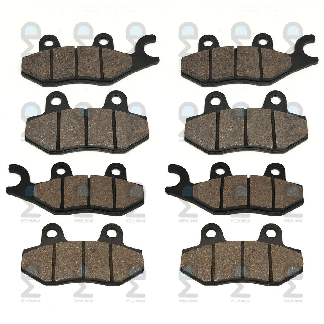 FRONT REAR BRAKE PADS FOR YAMAHA RHINO 700 FI YXR700 2008-2009 / SE SPORT HUNTER