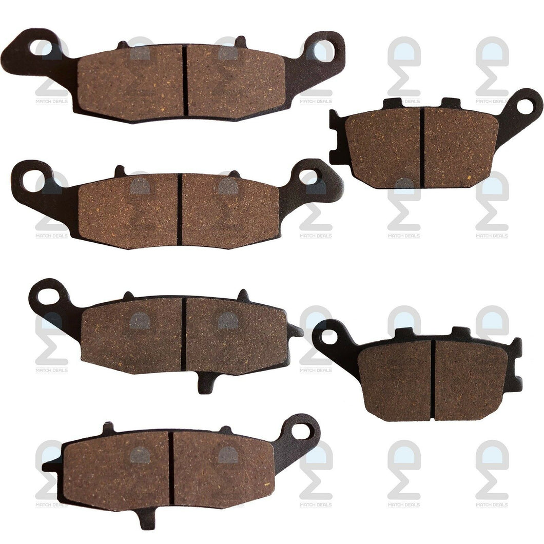 FRONT REAR BRAKE PADS FOR SUZUKI V-STROM 650 DL650 2004-2017 / DL650A 2007-2017