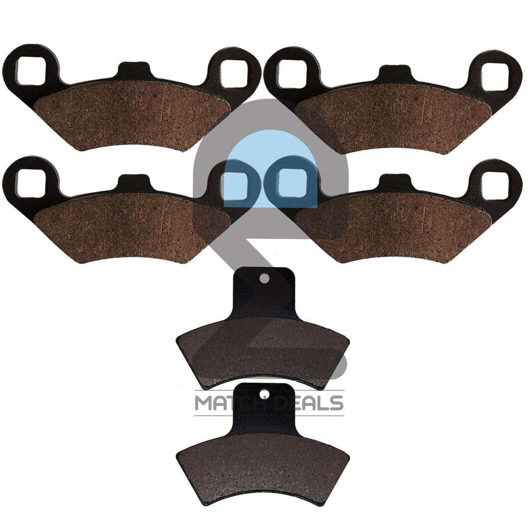 FRONT REAR BRAKE PADS FOR POLARIS SCRAMBLER 400 1995-2000 / XPLORER 400 2000