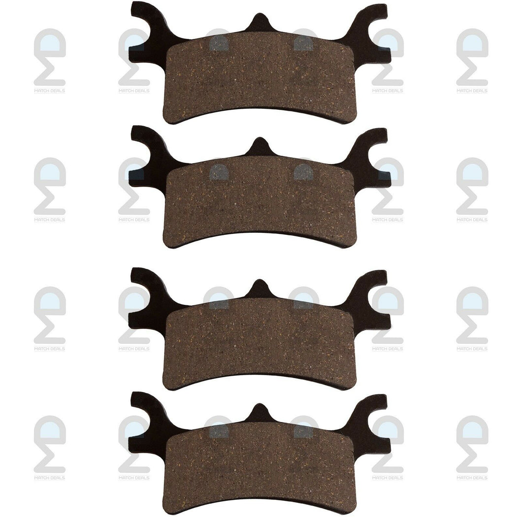 REAR BRAKE PADS FOR POLARIS SPORTSMAN FOREST 800 6X6 2012-2013 2015