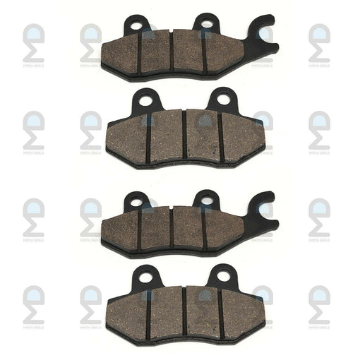 FRONT REAR BRAKE PADS FOR KAWASAKI NINJA 250R EX250 2008-2012/ Z250SL BR250 2017