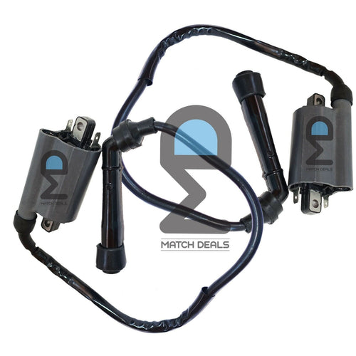 2 IGNITION COILS FOR KAWASAKI 21121-0013 21121-0014 21121-1163 REPLACEMENT