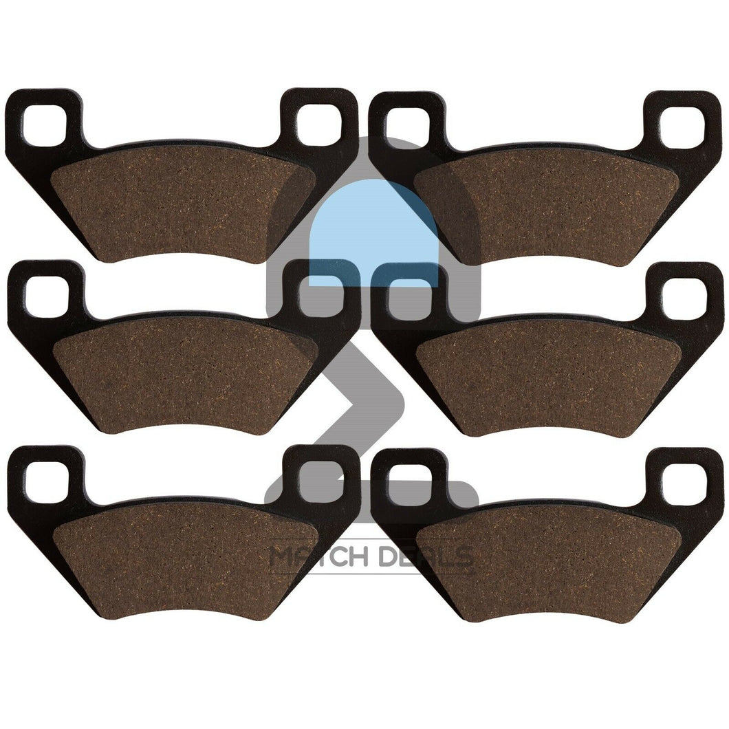 FRONT REAR BRAKE PADS FOR ARCTIC CAT MANUAL UTILITY 500 4X4 2005-2009