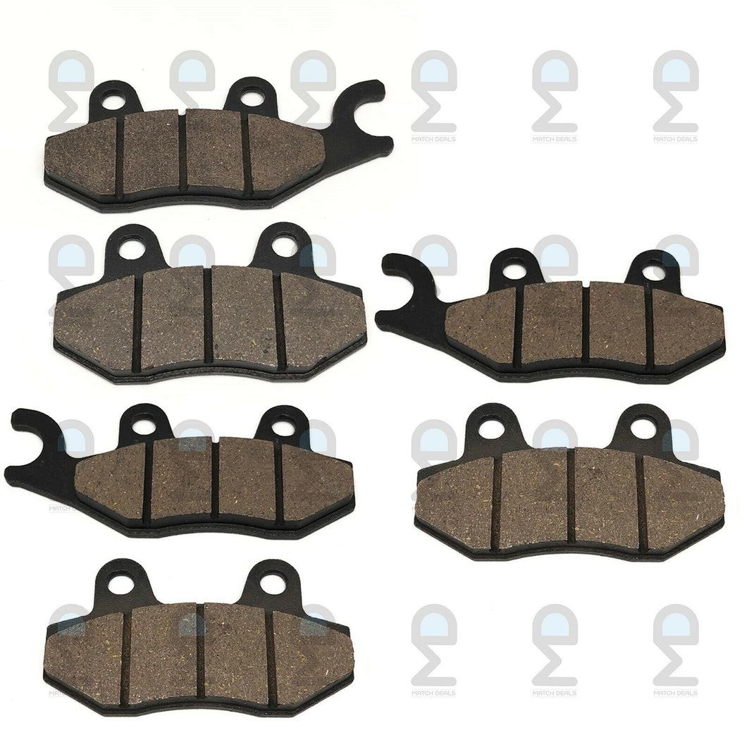 FRONT REAR BRAKE PADS FOR CAN-AM COMMANDER 800 2011-2015 / STD DPS XT EFI
